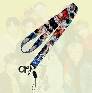 Correa de Nylon Larga para el Cuello con Diseño de Ídolos de KPOP, Correa para Teléfono, Porta Tarjetas, Correa Desmontable Colorida, Regalo para Fans - Product Image 5