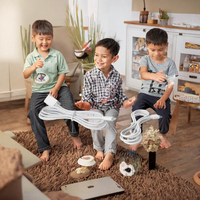 Console de jeu portable pour enfants KINHANK, version AI, sans fil, prend en charge le multijoueur, boîte de jeu AI à détection de mouvement, console de jeu familiale