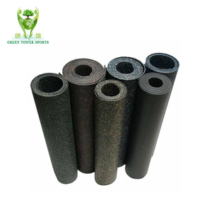 100 cm x 100 cm Perfect Gym <span class=keywords><strong>pavimenti</strong></span> in gomma piastrelle in gomma granuli di gomma tappetino di forma quadrata - Product Image 6