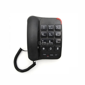Teléfono Fijo para Personas Mayores con Botones Grandes y Función SOS, Funciona Durante Cortes de Energía para Emergencias en el <span class=keywords><strong>Hogar</strong></span> - Product Image 2