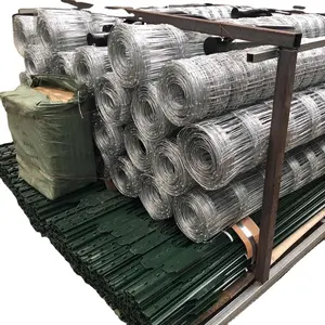 Cow and Horse Wire Mesh, Livestock Fence Rolls are perfect for chickens, rabbits, dogs,garden and farm security fencing