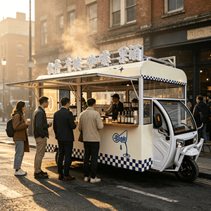 Comience un negocio móvil rentable en cualquier lugar con un remolque de café, <span class=keywords><strong>bar</strong></span> móvil, servicio de aperitivos, hot dogs y helados - Product Image 6