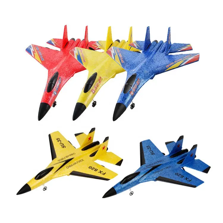 2023 SU 35 27 EPP RTR Anti-fall Unbreakable Aviones Flying Toy Aircraft Glider Foam Remote Control RC Airplanes