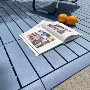 Modern Wood Pattern Floor Tiles for Indoor Use Waterproof <b>Scratch</b> Proof Pet Friendly Simple DIY Installation - Product Image 1