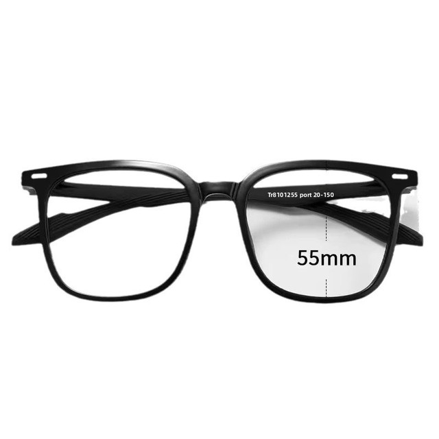 Vintage Oversized Anti-Blue Light Full Rim Glasses Frames Matte Black Ultralight Blue Light Blocking Eyewear Wholesale