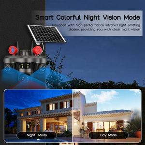 V380ใหม่12mp กล้องโซลาร์กลางแจ้ง WiFi Ip66 PTZ ตรวจจับการเคลื่อนไหวของมนุษย์กล้องวงจรปิดติดตาม4G ซิมการ์ดปลุกเสียง4K 3เลนส์ - Product Image 5