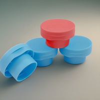 Bouchons d'emballage de beauté 28mm Surface mate Flip Top Cap et fermetures pour emballage cosmétique fantaisie Shampooing Flip Top Bottle Cap