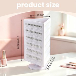 <span class=keywords><strong>BQAN</strong></span> OEM/ODM Tablero Giratorio Magnético para Exhibición de Esmaltes de Uñas Acrílicos y Gel, 270 Colores, Desmontable, con Soporte Giratorio - Product Image 5