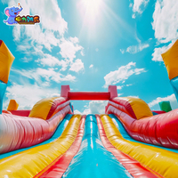Toboggan gonflable personnalisable avec toboggan aquatique, château gonflable, toboggan gonflable, château gonflable