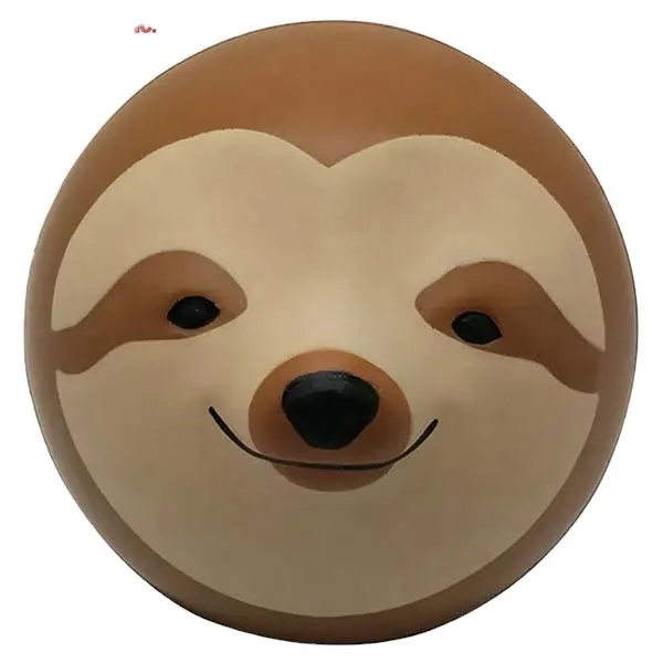 Customized PU Foam Promotional Gifts Sloth Anti Stress Ball Anxiety Reducer