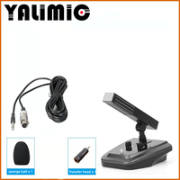 Microphone à col de cygne USB omnidirectionnel de bureau professionnel pour une utilisation en salle de conférence