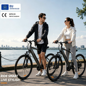 Vélo électrique urbain YANGOR certifié CE, cadre léger en alliage d'aluminium, batterie au lithium 36V, fourche à suspension, pour les trajets quotidiens - Product Image 1