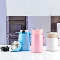 Boîte à Lunch isolée en acier, produits pour la nourriture, pot à Lunch sous vide avec cuillère