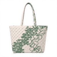 Nouveau sac fourre-tout matelassé à deux anses pour femme, imprimé sur mesure, motif floral hawaïen, grande capacité, souple et personnalisable