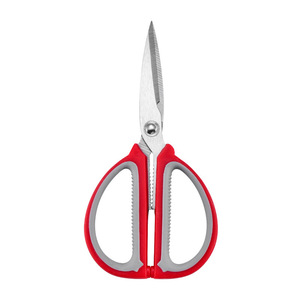 Household Sewing <b>Scissors</b> Stainless Steel Large Red And Yellow Home Use <b>Kitchen</b> Cutting Tools - Product Image 5