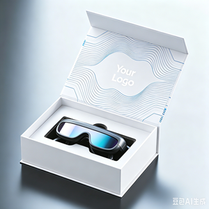 Caja de embalaje electrónica con cierre magnético para auriculares, audífonos y dispositivos inteligentes, embalaje de lujo para venta minorista. - Product Image 2