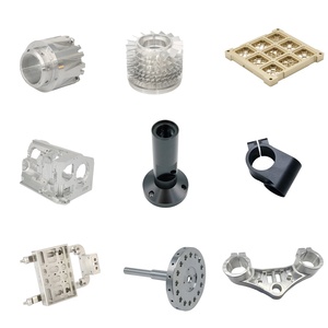 Composants industriels en acier inoxydable/aluminium usinés par CNC 5 axes de précision et par électroérosion à fil - Product Image 1
