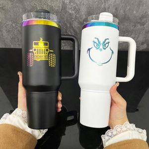 Paquete de 20 Vasos Térmicos Personalizados con Logotipo, Recubiertos en Color Arcoíris, H2.0 de 40 Onzas, con Compartimento para Efectivo, Llaves, Objetos de Valor y Refrigerios - Product Image 1