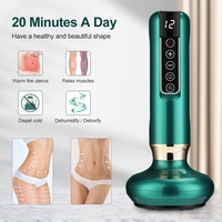 Machine de ventouses intelligente de médecine traditionnelle chinoise, 12 niveaux de chaleur et de pression réglables, silicone de qualité alimentaire écologique, soulagement de la douleur