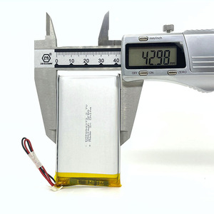 <span class=keywords><strong>DATAPOWER</strong></span> Personalizar Batería de polímero de litio recargable DTP854373 3500mAh 3,7 V Batería de iones de litio con conector JST Molex - Product Image 4