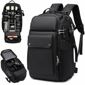 Wholesale New DSLR Double Shoulder Photography Bag Drone Backpack Waterproof <b>Camera</b> Laptop <b>Gimbal</b> Integrated Bag - Product Image 5