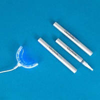 Kit de blanchiment des dents Glorysmile Premium, sûr pour les dents sensibles, ultra puissant, 16 LED avec adaptateur USB Android