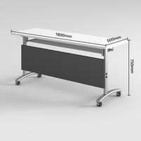 Table de formation modulaire pliable moderne en gros, bureau mobile de haute qualité