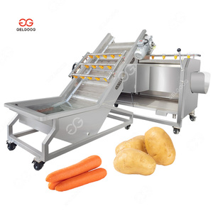 Nigeria sắn lột và sấy khô Máy rửa và cắt khoai tây - Product Image 5