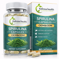 Complément Détoxifiant Pur à Base de Spiruline et Chlorelle OEM ODM – Capsules Naturelles de Spiruline avec Multivitamines