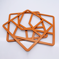 Services de fraisage CNC personnalisés, pièces métalliques en aluminium 6061 7075 de précision, revêtement en poudre orange