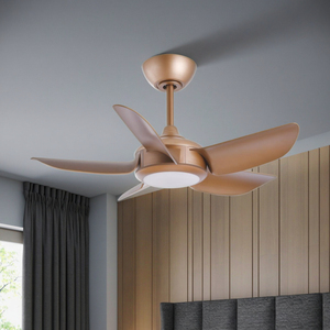 New kích thước nhỏ 32 inch ABS nhựa 5 Blades LED ánh sáng thay đổi độ sáng điều khiển từ xa Wifi Drone DC động cơ LED người hâm mộ Trần - Product Image 3