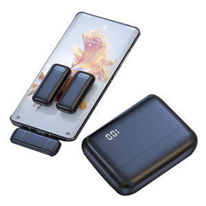 Podcast portable Enregistrement en direct vlog clip <span class=keywords><strong>sans</strong></span> <span class=keywords><strong>fil</strong></span> mini revers double <span class=keywords><strong>micro</strong></span> pour téléphone portable Microphone <span class=keywords><strong>cravate</strong></span> <span class=keywords><strong>sans</strong></span> <span class=keywords><strong>fil</strong></span> - Product Image 5