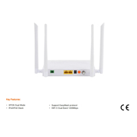 Ftth Onu Compatible Diverses Marques Olt 2Ge Gpon Fibra Onu Routeur Catv Dual Band Wifi Xpon Com Fonte Fournisseur