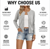 Cardigan décontracté unisexe léger à col irrégulier, manches longues, tissé à la main, anti-plis, imprimé floral, pour l'automne