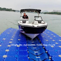 Plateforme flottante à treillis, pont flottant, ponton pour jet ski, quai flottant en plastique, pontons pour bateaux à vendre