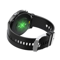 Montre connectée CK30, moniteur de fréquence cardiaque, sport, appel BT, écran tactile complet de 1,28 pouce, IP67, montre connectée avec mesure de la température corporelle