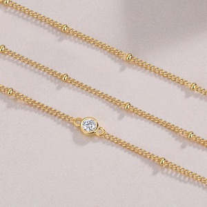 Bracciali da donna Moissanite di lusso con catena gemma bracciale con pietre preziose 925 anello in <span class=keywords><strong>argento</strong></span> e bracciale a maglie - Product Image 6