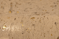 Revêtement mural de salle de sport imperméable en liège naturel effet feuille d'or, papier peint texturé moderne de luxe et durable pour appartements et hôtels