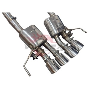 Sistema de Escape Catback con Tubos de Ajuste Valvetronic de Aleación de Titanio Grado 5 OEM de Vortex Factory para Chevrolet Corvette C7 - Product Image 2