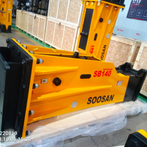 SOOSAN SB 140 Tipo de caja de martillos hidráulicos para excavadoras 30-45 toneladas para trabajos de construcción y demolición con motor de núcleo - Product Image 5