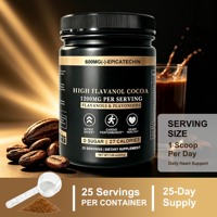 Poudre de cacao à haute teneur en flavanols, OEM transfrontalier, 200g, complément alimentaire pour adultes, favorisant le bien-être général