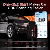 Escáner de Diagnóstico OBD2 para Automóviles KONNWEI con Conectividad MAXOBD, Modelo con Pantalla LCD para Monitoreo de Batería y Vehículo, 12V
