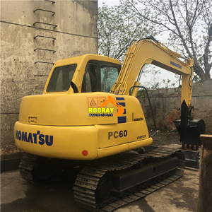 เครื่องจักรกลเคลื่อนย้ายดินมือสอง รถขุดตีนตะขาบ KOMATSU PC60-7 น้ำหนัก 6 ตัน รถขุดไฮดรอลิก PC60 รถขุด KOMATSU 60-7 ขาย - Product Image 1