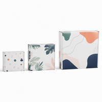 Boîte d'expédition blanche personnalisée avec impression couleur du logo, boîte d'emballage en carton pour le commerce électronique, pour les petites entreprises, la marque, la vente en gros