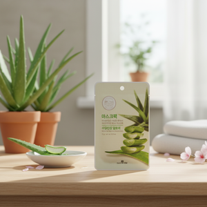 Olive Farm Aloe Vera Soothing Hydrating Moisture Brightening Calming Korean Skincare Sheet Mask Essential Pack Facials - Product Image 3