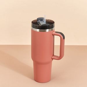 Gobelet isotherme de voyage pour voiture H2.0 avec poignée, 40 oz, couvercle, paille, antidérapant, OEM ODM, logo personnalisé - Product Image 6