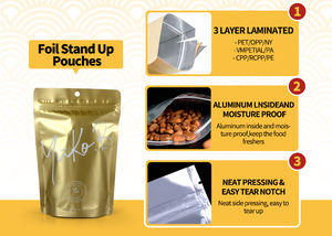 Pochette en plastique pour tabac en mylar à fermeture éclair enveloppes de feuilles emballage de cigares hydratant sac scellé avec couche d'hygromètre - Product Image 5