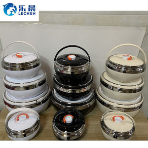 Nồi Giữ Nhiệt Cho Bữa Tiệc Nồi Lẩu Bằng Thép Không Gỉ Nồi Hâm Nóng Thức Ăn Có Thể Xếp Chồng Lên Nhau Bộ 4 Món (3L/5L/7L/12L - Product Image 4