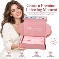 Emballage personnalisé pour soins de la peau, boîte en carton ondulé rose clair avec fermeture éclair auto-adhésive et bande détachable pour l'envoi postal