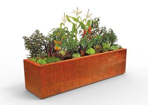 Classic Design Flower <b>Box</b> Durable Pot <b>Planter</b> for Outdoor Plants and Garden Decoration - Product Image 2